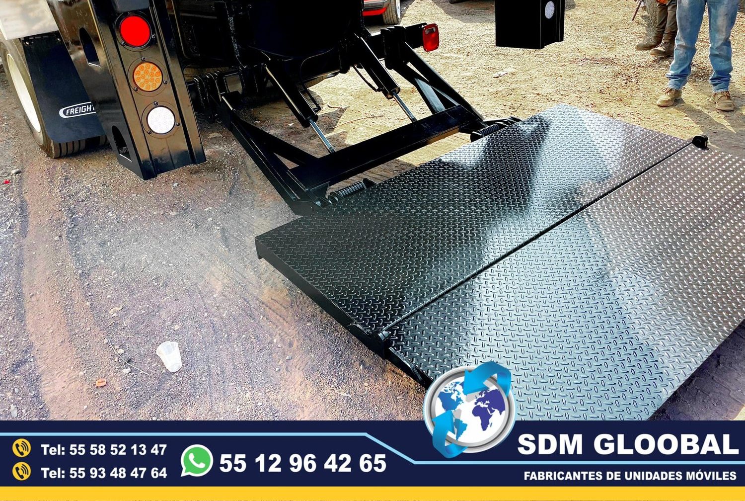 Fabricantes de Rampas Hidraulicas para camioneta y camion de carga