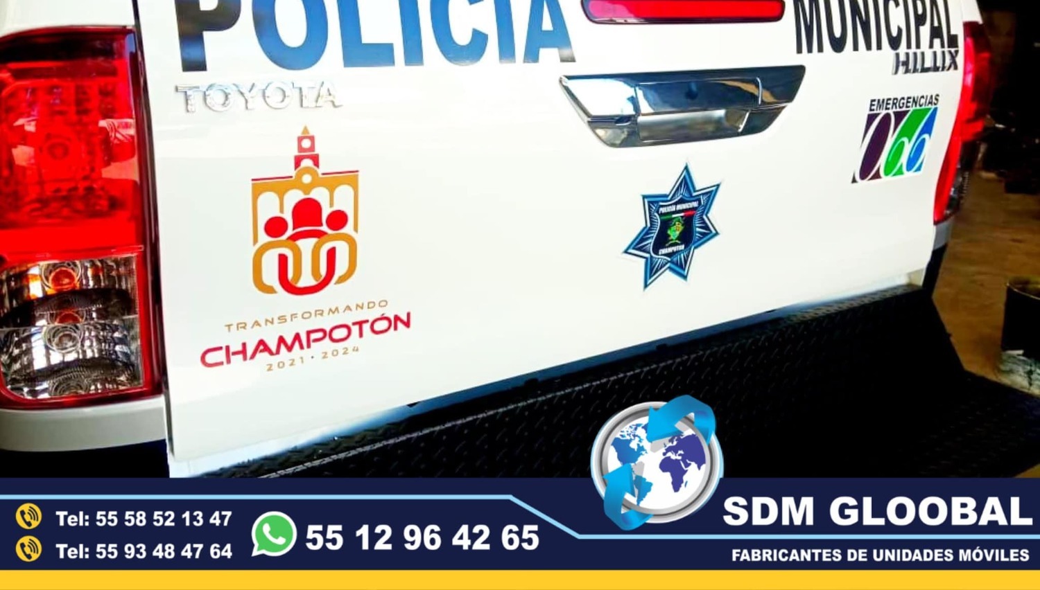 Rotulacion o balizamiento para patrullas equipadas