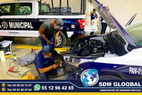 Equipamiento Conversion de Patrullas nuevas equipadas, Fabricacion y venta de unidades moviles para seguridad publica, privada, rescate, salvamento. SDM Global Mexico somos una empresa líder en la Conversion de Patrullas asi como de unidades moviles de rescate, salvamento, proximidad, primer respodiente, equipo tactito, anti motin, fuerzas especiales, semi remolques con personal altamente capasitado para su fabricacion, Roll bar, Tumbaburros, Burrera, Banca central, Defensa trasera, Lona, Rotulacion, Pintura, Torreta de leds, sirena, bocina, codigos, estrobos, luces, etc. somos fabricantes.El término auto o moto Patrulla es utilizado para Patrullar un área concreta asignada. Su función primaria es servir de apoyo a los oficiales de Policía en sus tareas diarias como rondines y traslado de delincuentes. somos fabricantes de unidades moviles especiales.Somos una Empresa Mexicana líder en el Mercado con años de experiencia, especialistas en la Conversionde Patrullas Equipadas Cajas y Remolques Unidades Moviles Especiales de Seguridad, Rescate, Salvamento, Salud, Comunicacion, Higine, etc.,Somos fabribricantes directos, distribuidores en todo Mexico, comunicate y te atenderemos personalmente. Equipamiento Conversion de Patrullas nuevas equipadas, Fabricacion y venta de unidades moviles para seguridad publica, privada, rescate, salvamento. SDM Global Mexico somos una empresa líder en la Conversion de Patrullas asi como de unidades moviles de rescate, salvamento, proximidad, primer respodiente, equipo tactito, anti motin, fuerzas especiales, semi remolques con personal altamente capasitado para su fabricacion, Roll bar, Tumbaburros, Burrera, Banca central, Defensa trasera, Lona, Rotulacion, Pintura, Torreta de leds, sirena, bocina, codigos, estrobos, luces, etc. somos fabricantes.El término auto o moto Patrulla es utilizado para Patrullar un área concreta asignada. Su función primaria es servir de apoyo a los oficiales de Policía en sus tareas diarias como rondines y traslado de delincuentes. somos fabricantes de unidades moviles especiales.Somos una Empresa Mexicana líder en el Mercado con años de experiencia, especialistas en la Conversionde Patrullas Equipadas Cajas y Remolques Unidades Moviles Especiales de Seguridad, Rescate, Salvamento, Salud, Comunicacion, Higine, etc.,Somos fabribricantes directos, distribuidores en todo Mexico, comunicate y te atenderemos personalmente.
