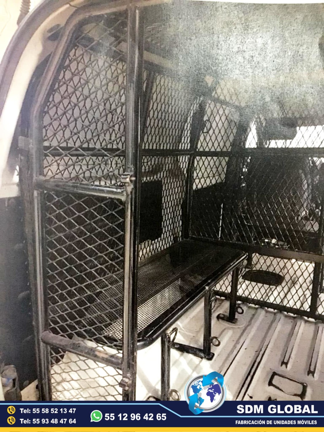 Conversion de unidad movil para tralasdo de delincuentes o reos