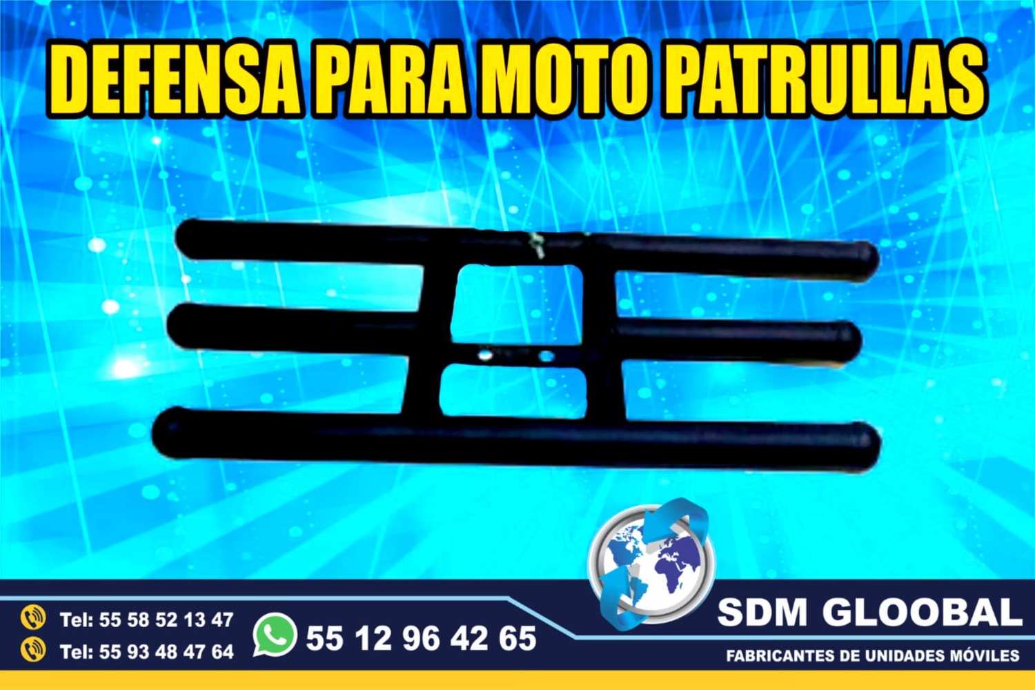 Fabricacion venta de tumbaburros para Motopatrullas pick up