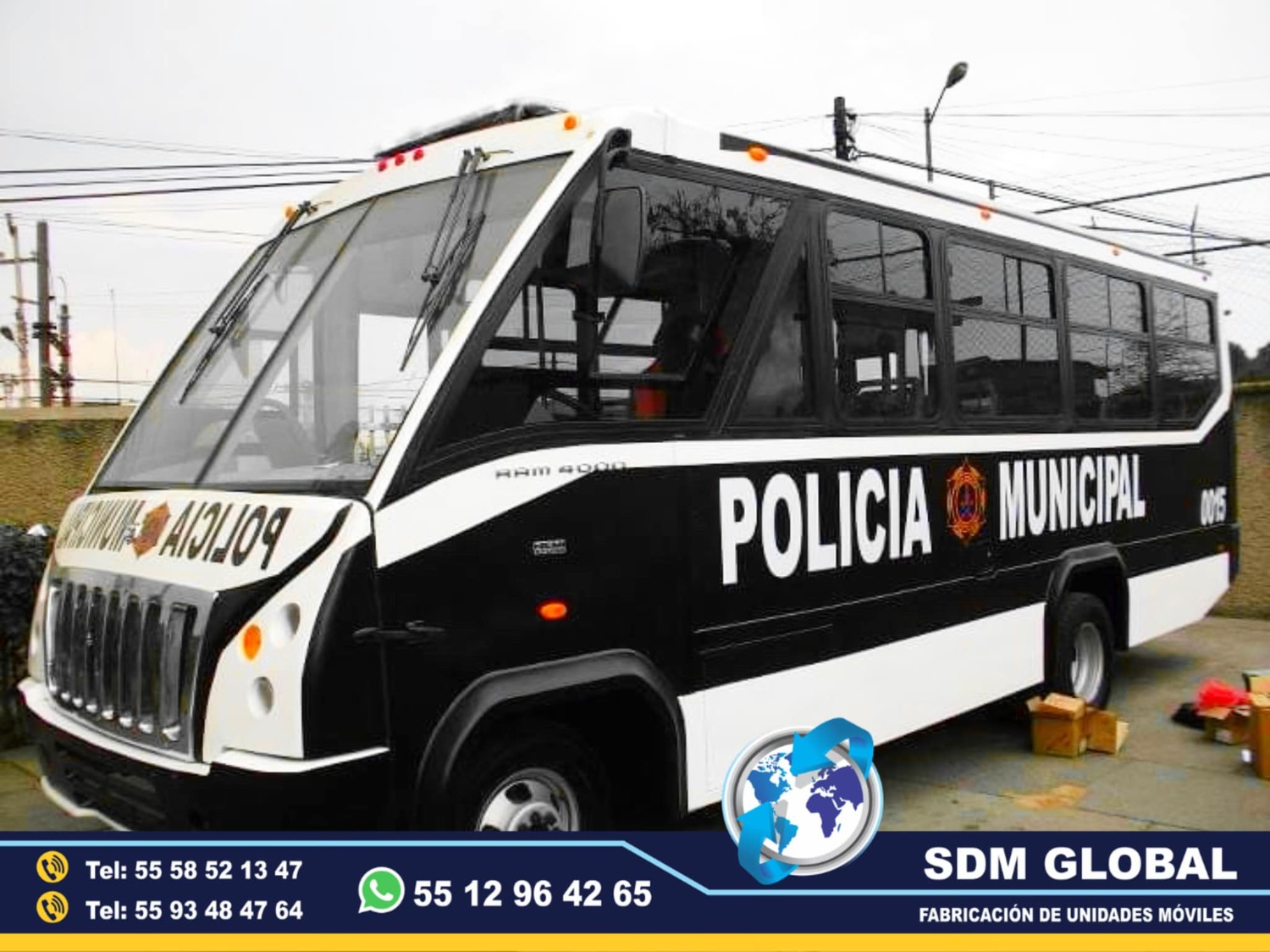 Conversion unidad para traslado de personal de seguridad publica