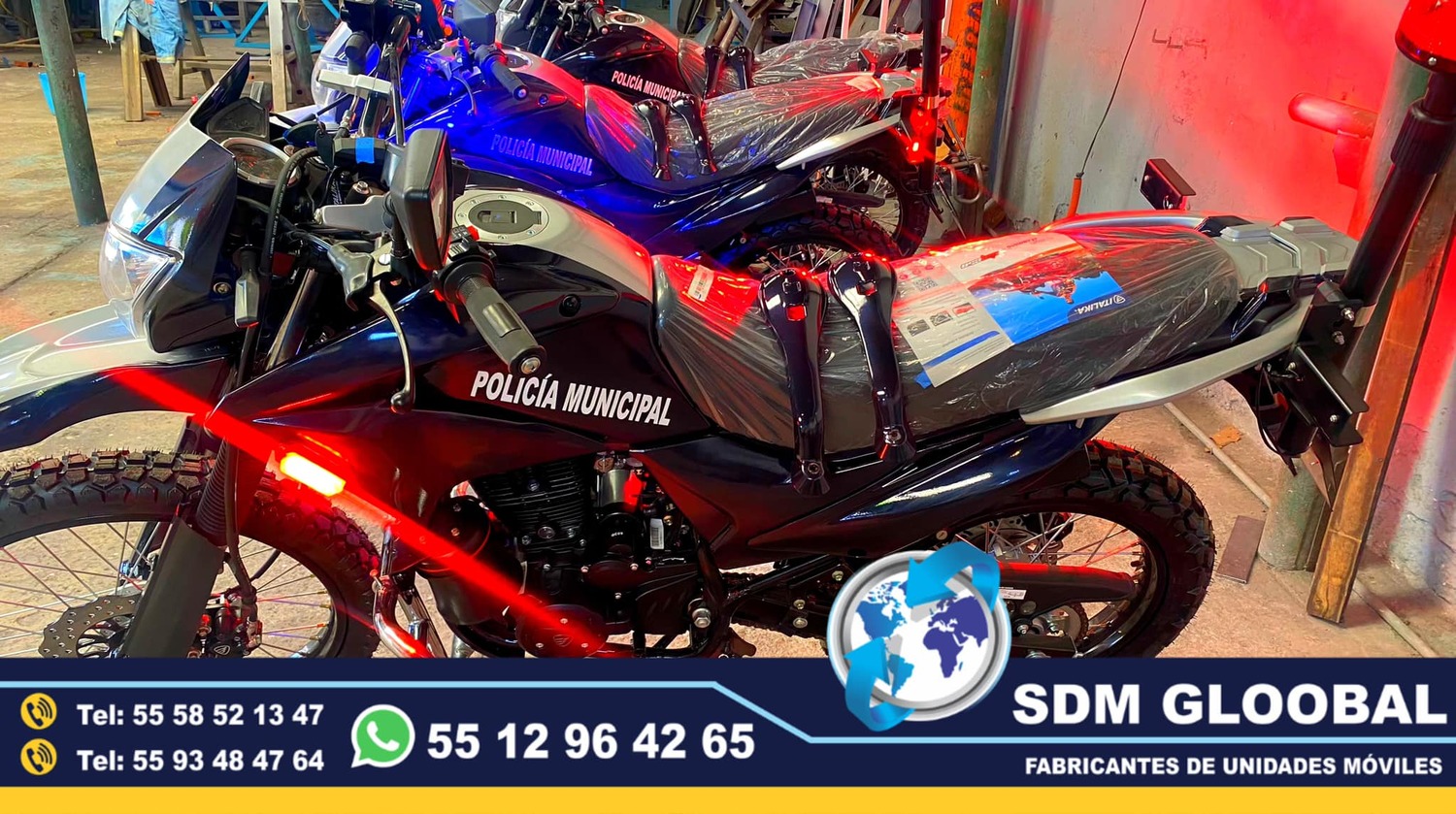 Conversion de Moto Patrullas Fabricantes Equipamiento Venta