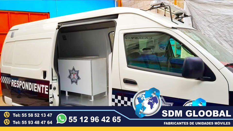 Fabrica de Unidades Moviles de Primer Respondiente de seguridad publica municipal.