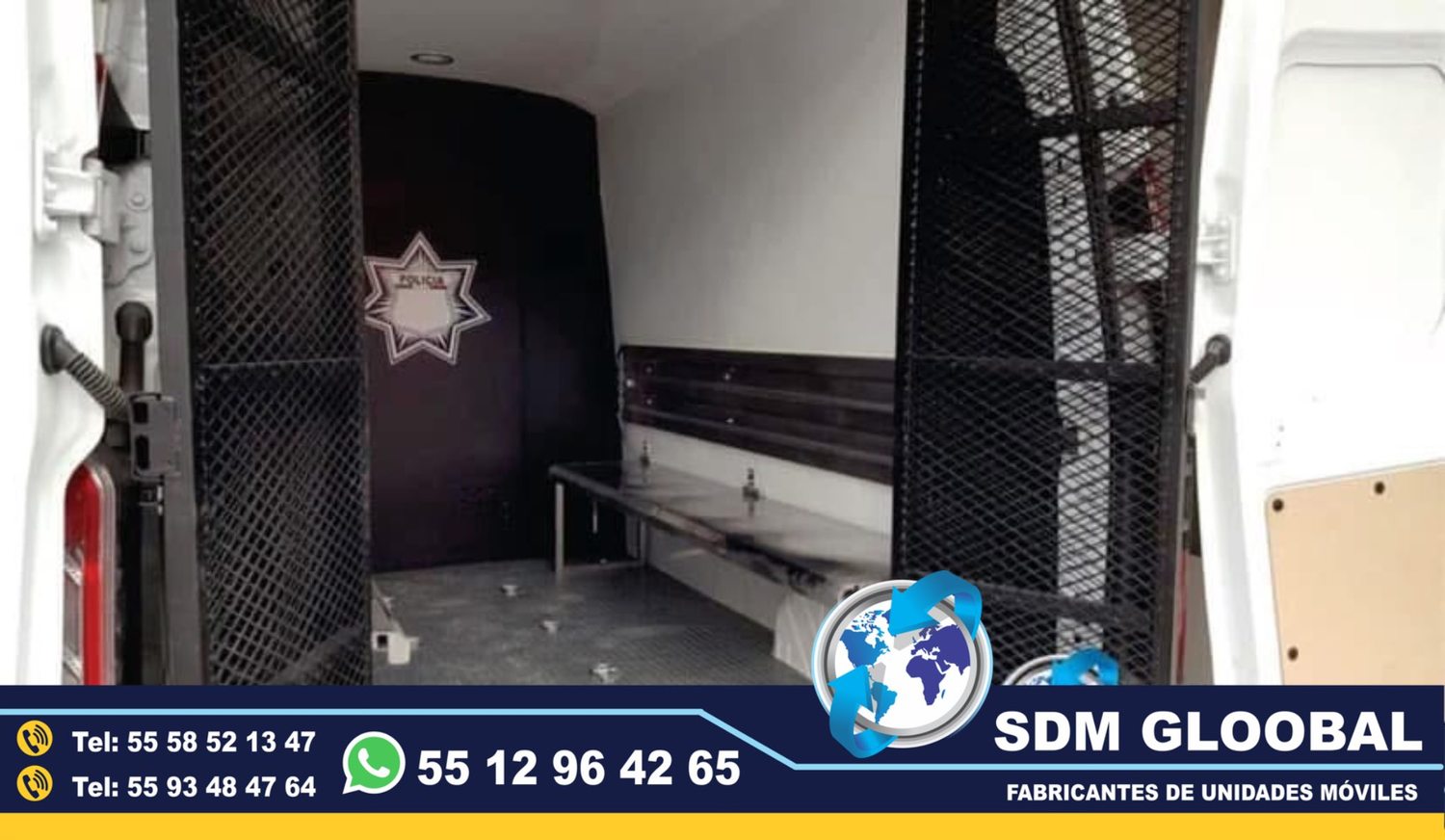 Conversion de unidad movil para tralasdo de delincuentes