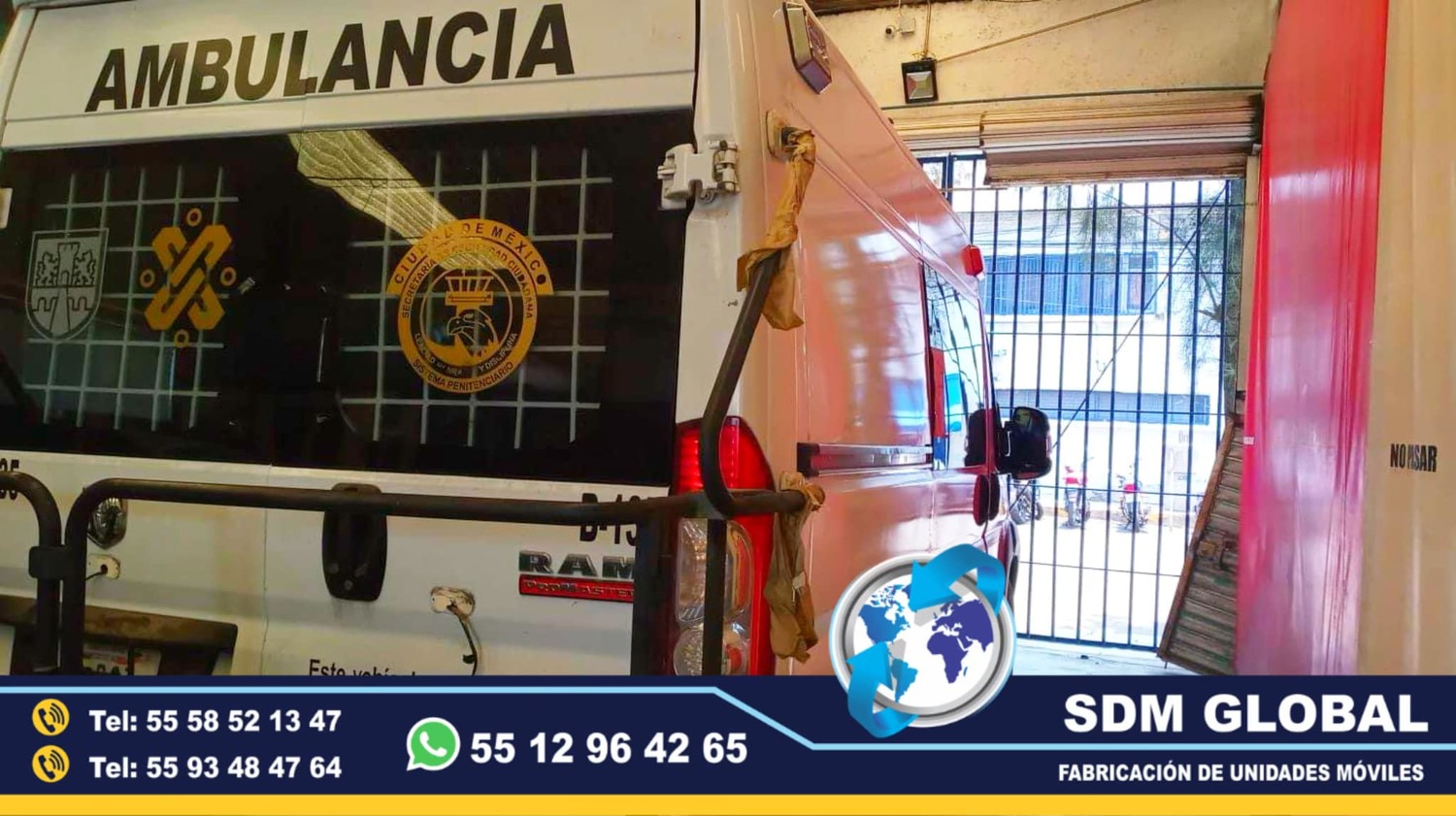 Reparacion de Ambulancias de Traslado Tipo 1, Tipo 2 en Mexico