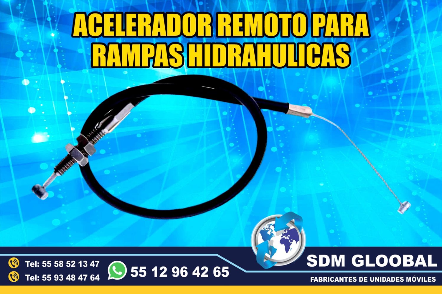 Venta de Acelarador remoto Rampas Hidraulicas de carga y decarga