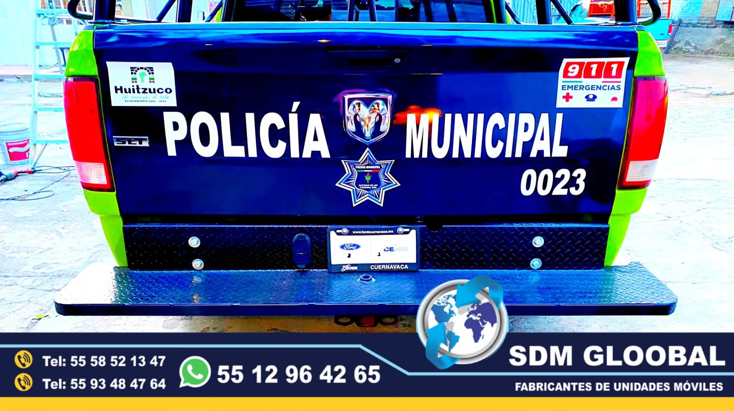 Fabricacion y venta de Defensa trasera tipo escalon para patrullas
