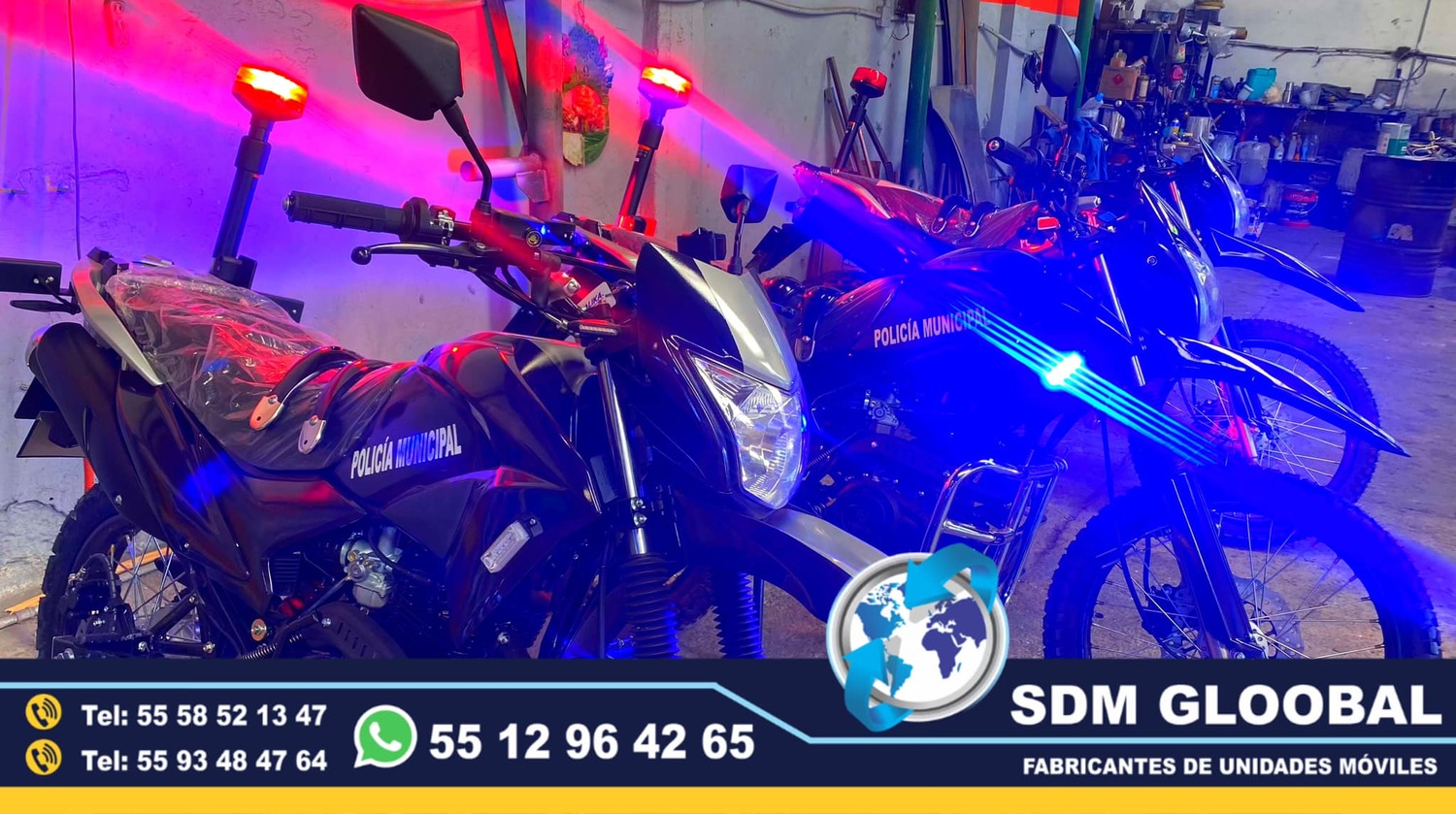 Conversion de Moto Patrullas Fabricantes Equipamiento Venta