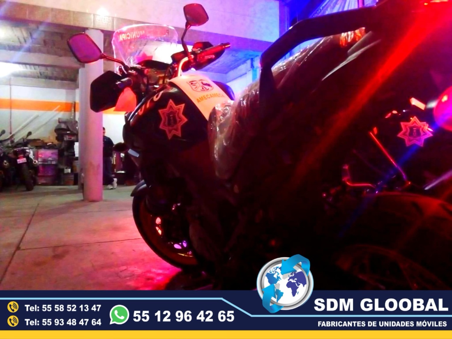 Conversion de MotoPatrullas Nuevas totalmente Equipadas en Mexico