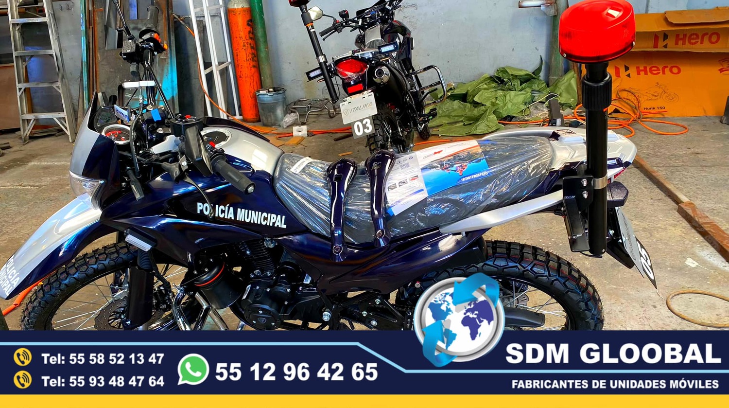 Conversion de Moto Patrullas Fabricantes Equipamiento Venta