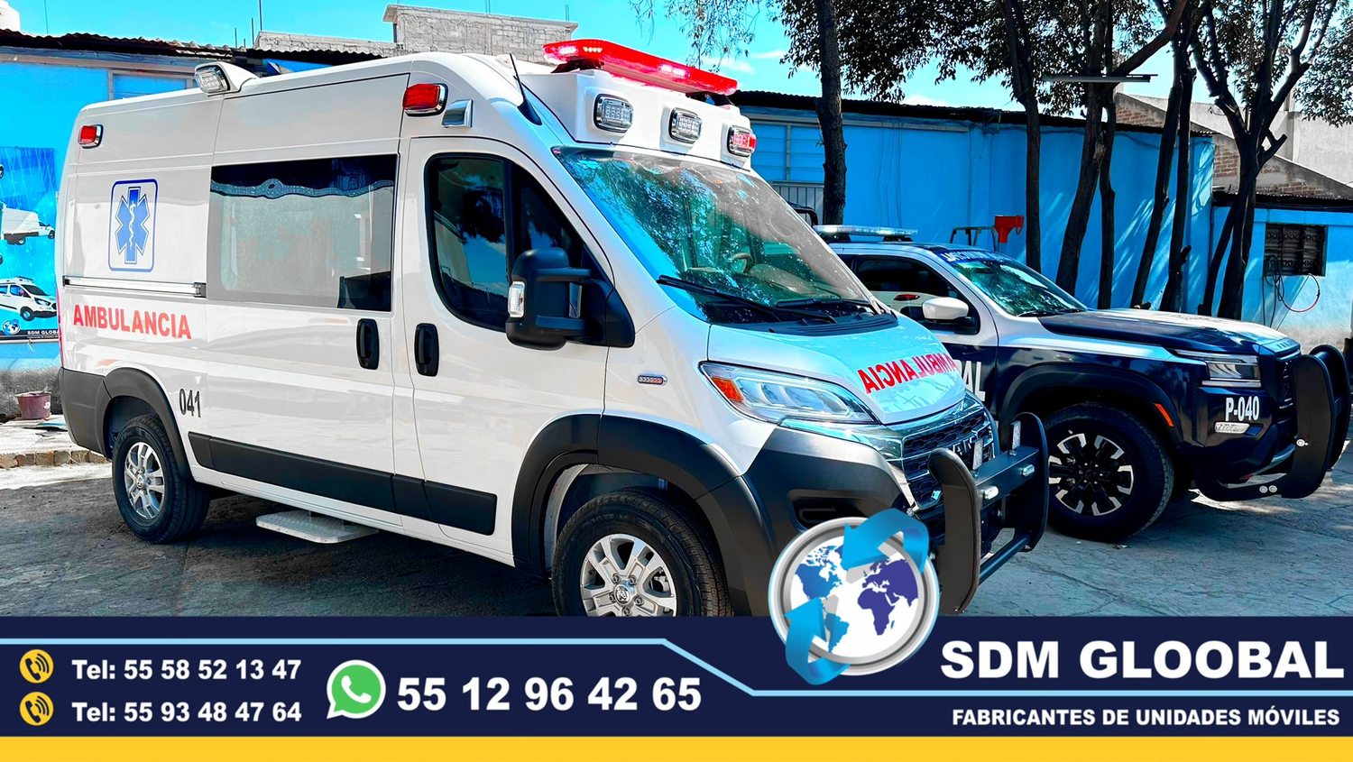 Venta de Ambulancias de Traslado Tipo 1, Tipo 2 en Mexico