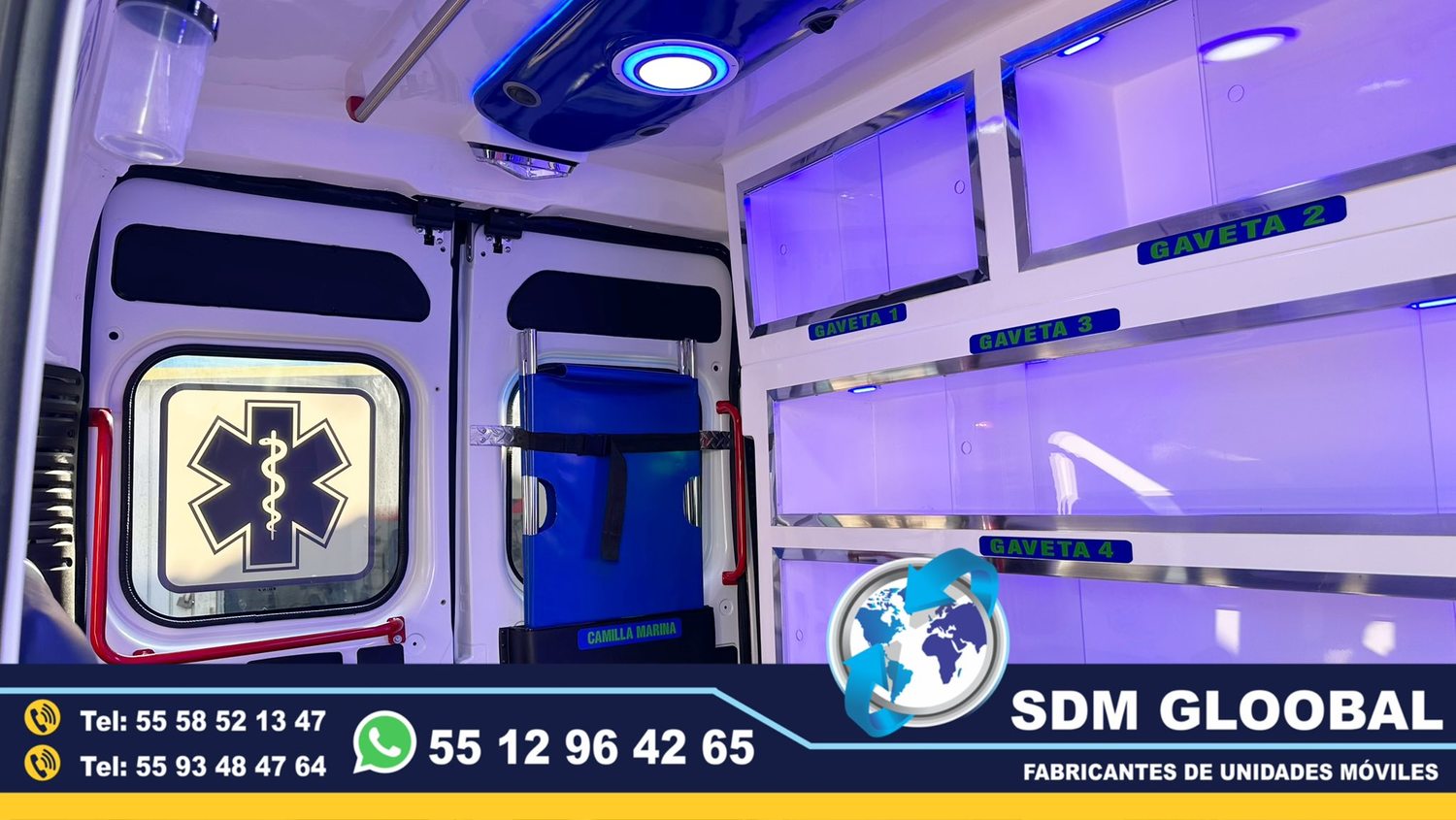 Venta de Ambulancias de Traslado Tipo 1, Tipo 2 en Mexico