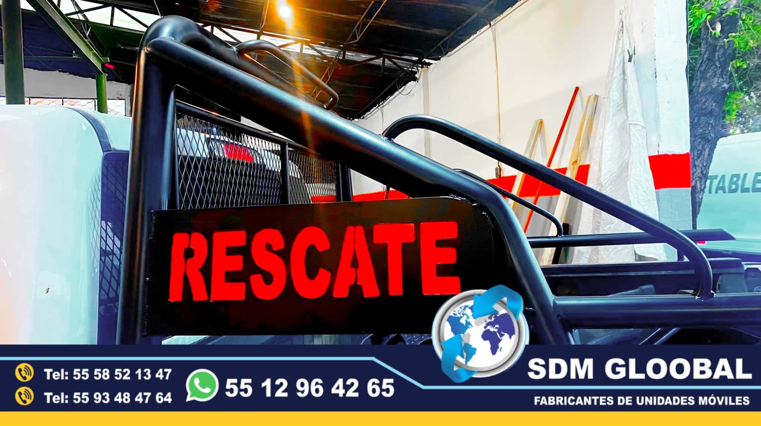 Fabricacion y venta de Roll Bar tipo comando para patrullas