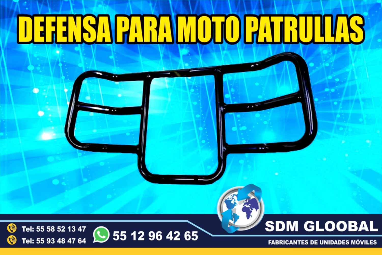 Fabricacion venta de tumbaburros para Motopatrullas pick up
