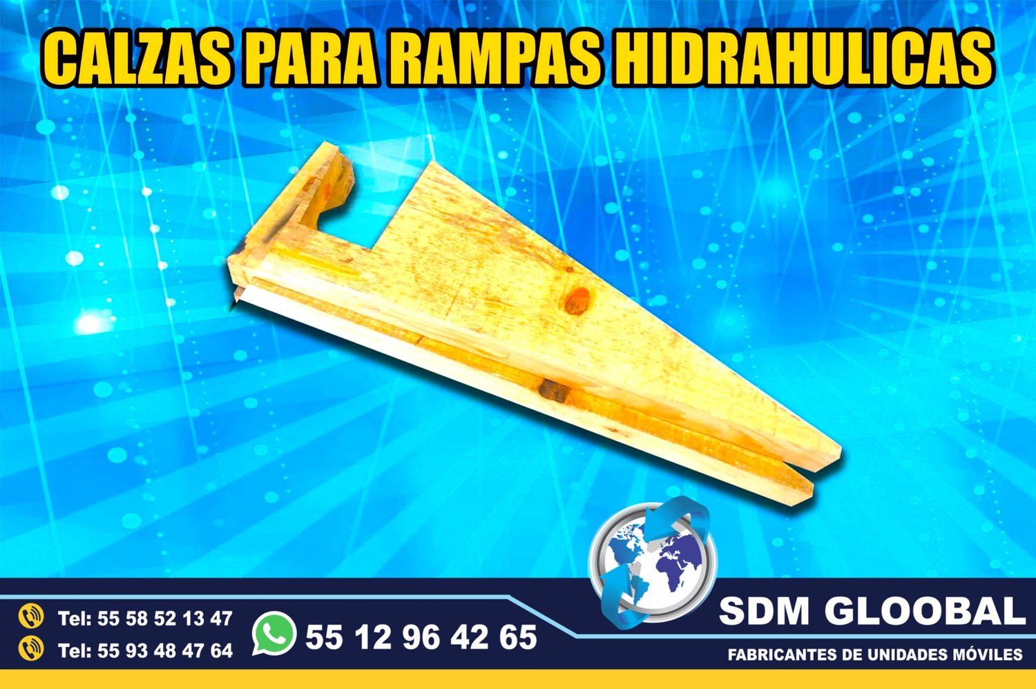 Venta de Tacones o topes para Rampas Hidraulicas de carga