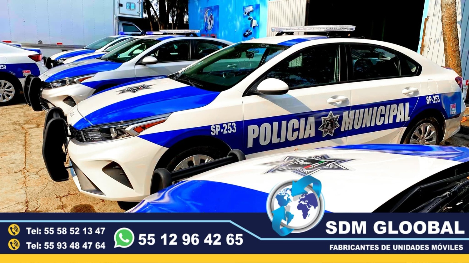 Conversion de Patrullas Nuevas totalmente Equipadas en Mexico