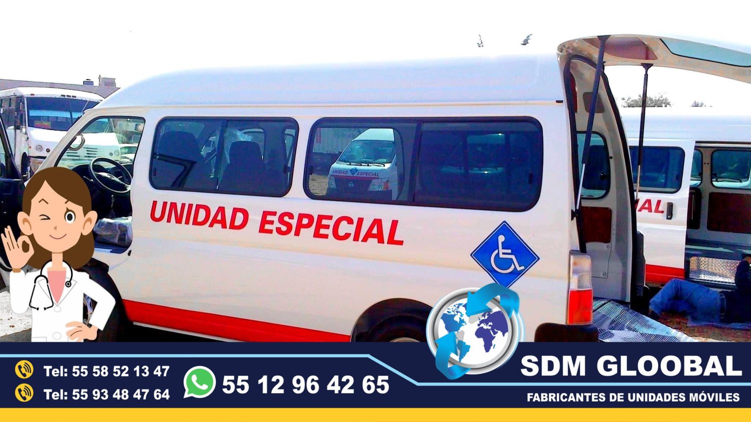 Conversion de Unidades Medicas Moviles Especiales en Mexico