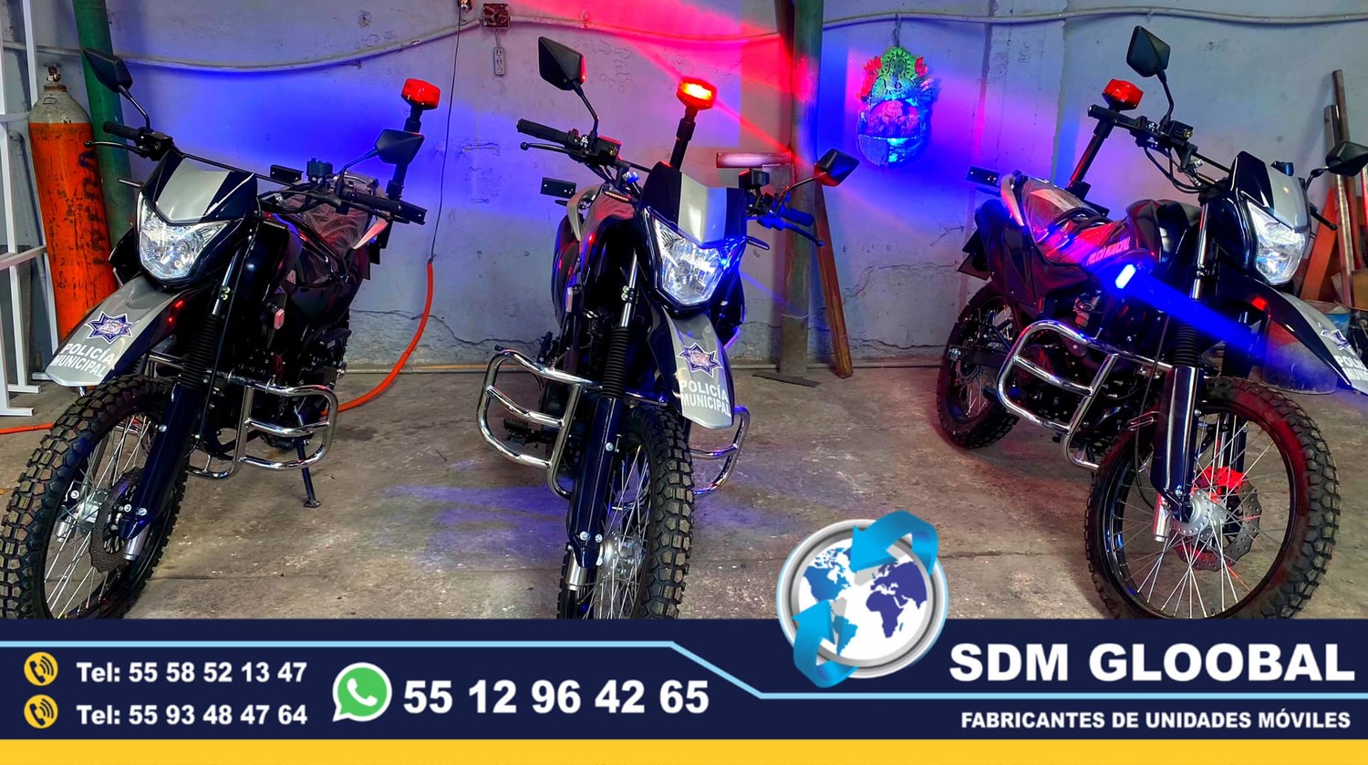 Conversion de Moto Patrullas Fabricantes Equipamiento Venta