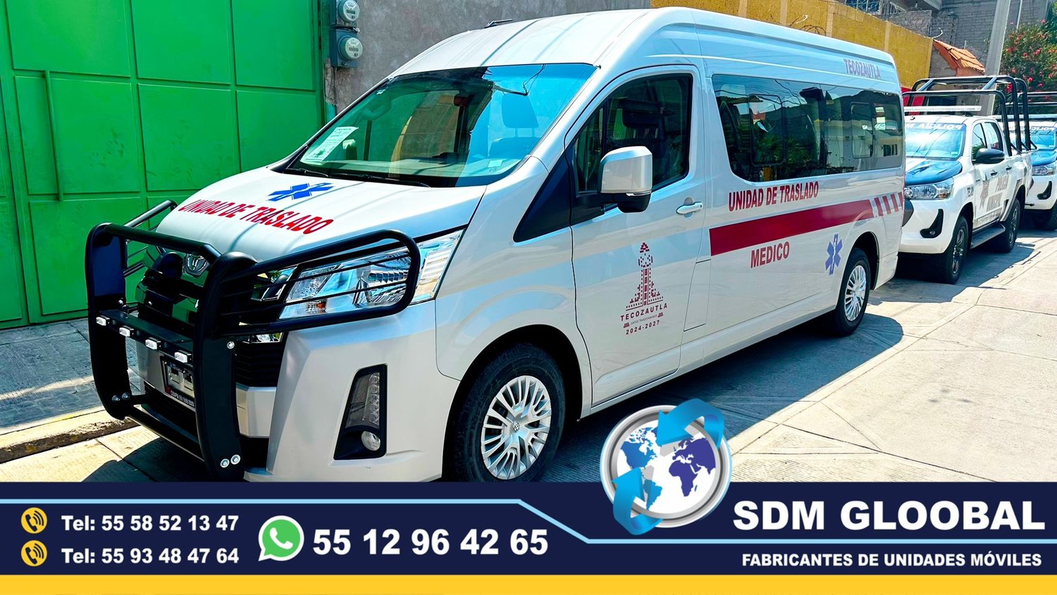 Fabricantes de Ambulancias de Traslado Tipo 1, Tipo 2 en Mexico