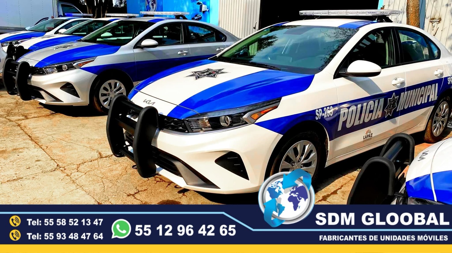 Conversion de Patrullas Nuevas totalmente Equipadas en Mexico